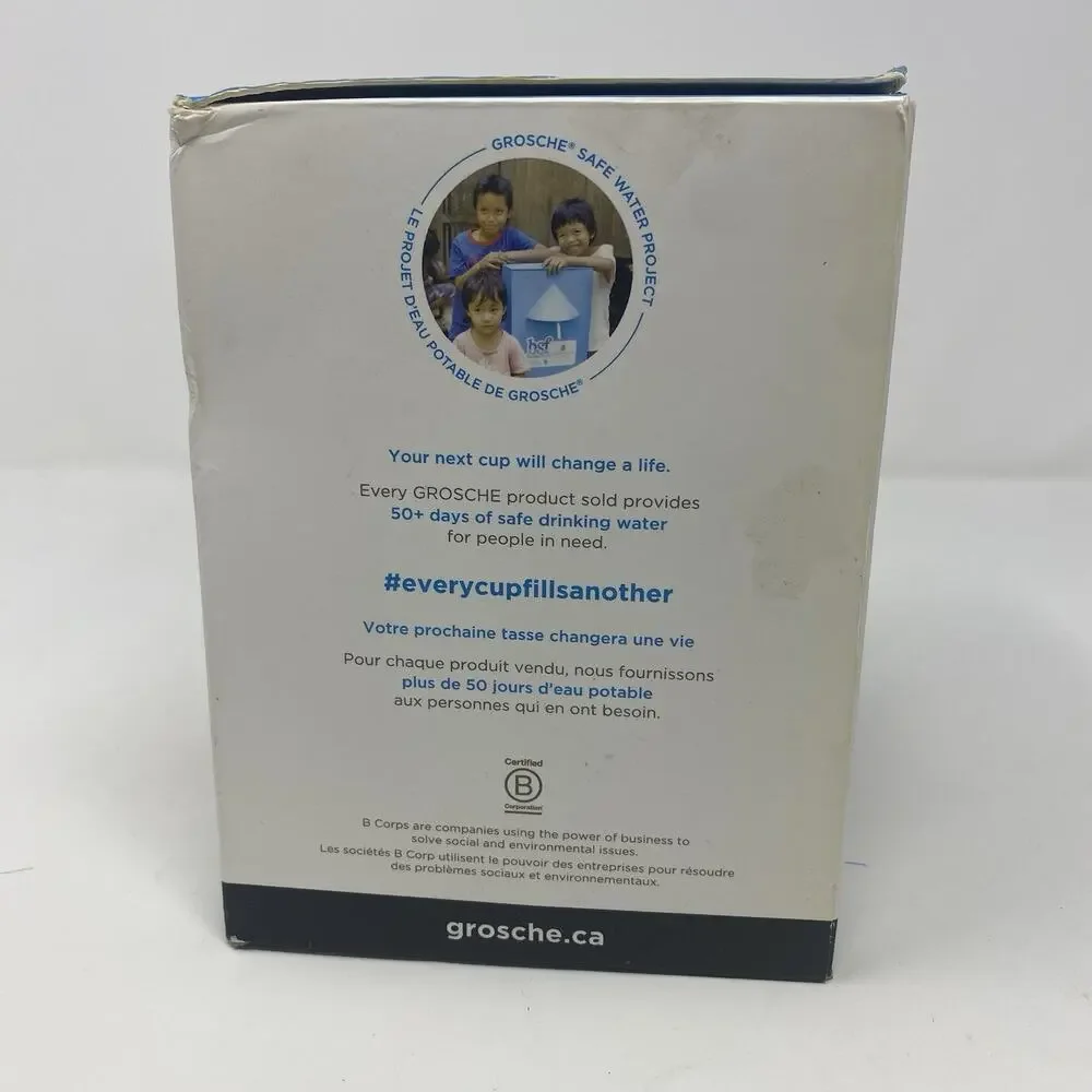 Grosche Aberdeen Easy Tea Steeper 17.7oz 525 ML Tritan Shatterproof Loose Leaf